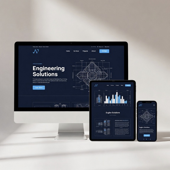 modern engineering website